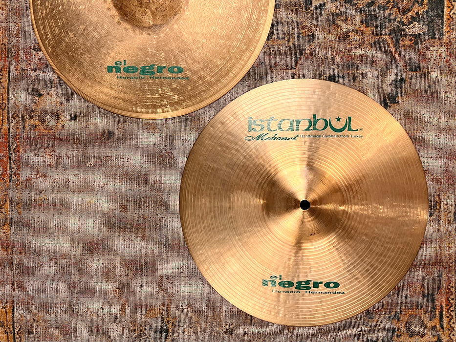BRUSHED Finish Istanbul Mehmet Horacio EL Negro Hernandez 13” Hihats 940 1092 g TIGHT Clean!