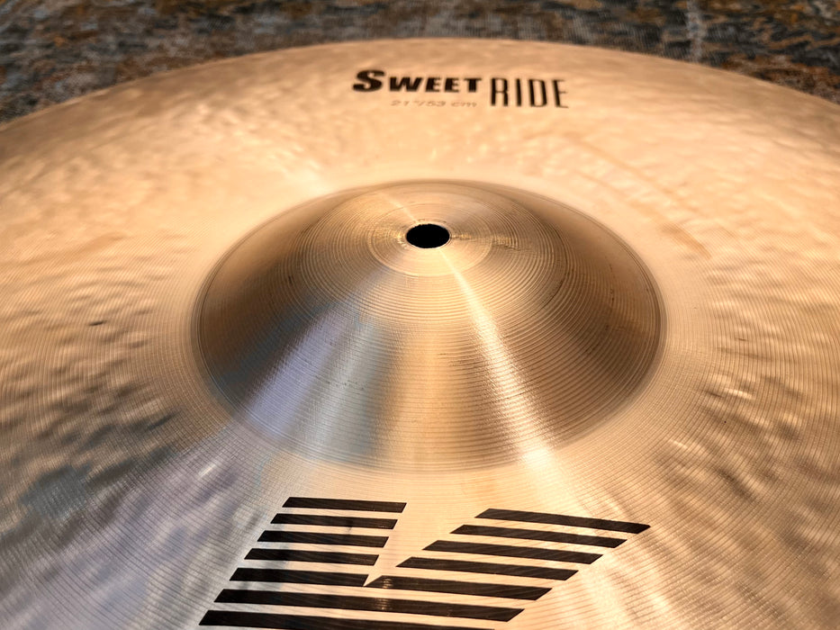 Zildjian K Sweet Ride 21” 2374 g PERFECT Condition! VERY DARK! Versatile! Don’t PAY $525?