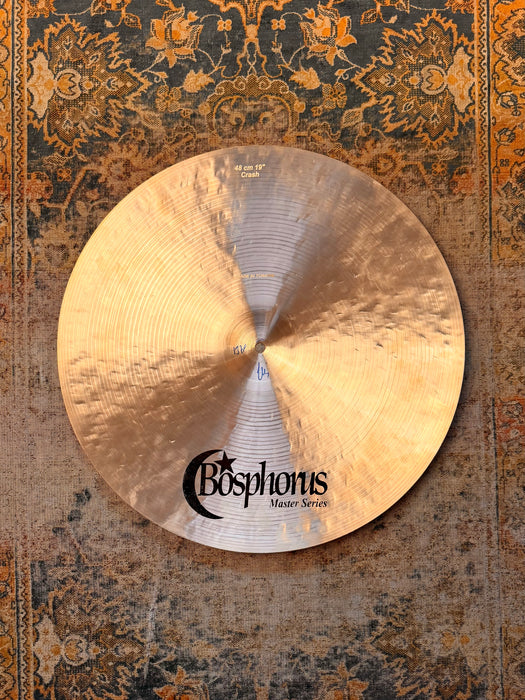 Bosphorus MASTER 19” CRASH Light Ride ONLY 1378 g PAPERY LIGHT COMPLEX Airy! Perfect Cond!