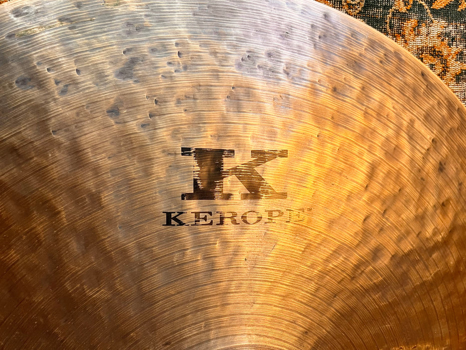 Zildjian KEROPE 22” Ride Crash SUPER DARK & DRY 2578 g CLEAN GORGEOUS! The ORIGINAL