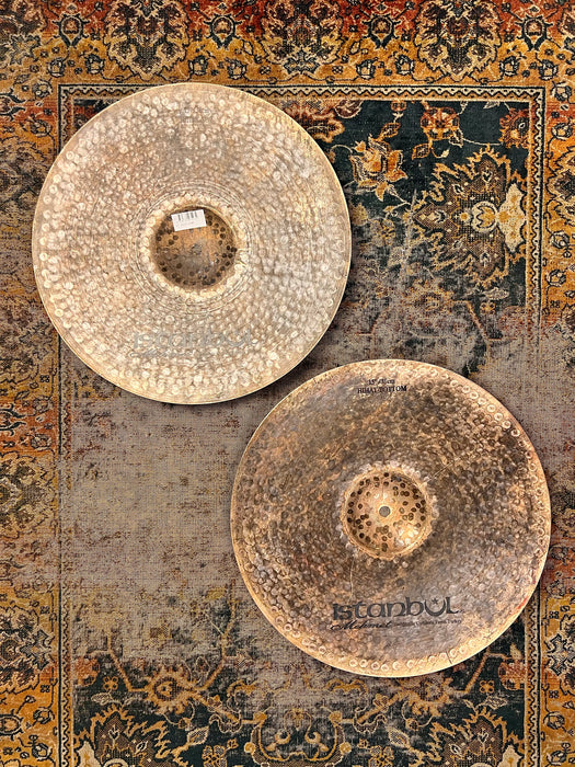 Rare DARK Semi-Dry 15” Istanbul Mehmet VEZIR Hihats 1295 1472 g IN BAG