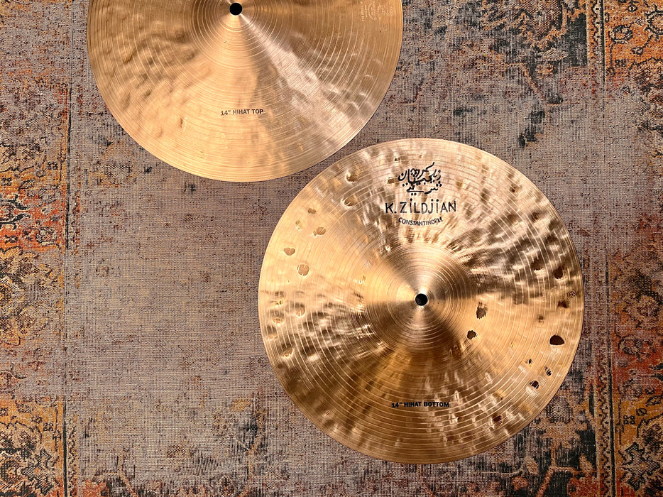 Zildjian K CONSTANTINOPLE Hihats 14” 952 1126 g Complex! Versatile! DON’T PAY $740!