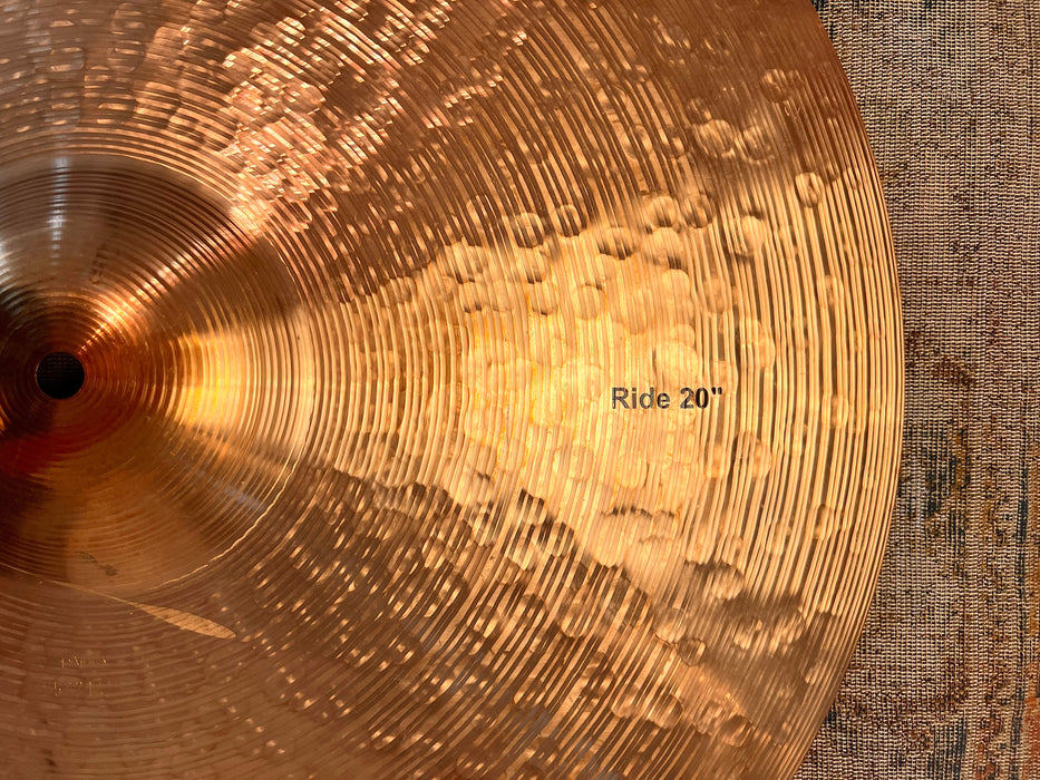 Paiste Prototype 2002 + Dark Energy Craftsmanship 20” Ride 2335 g DARK Lower Pitched CLEAN