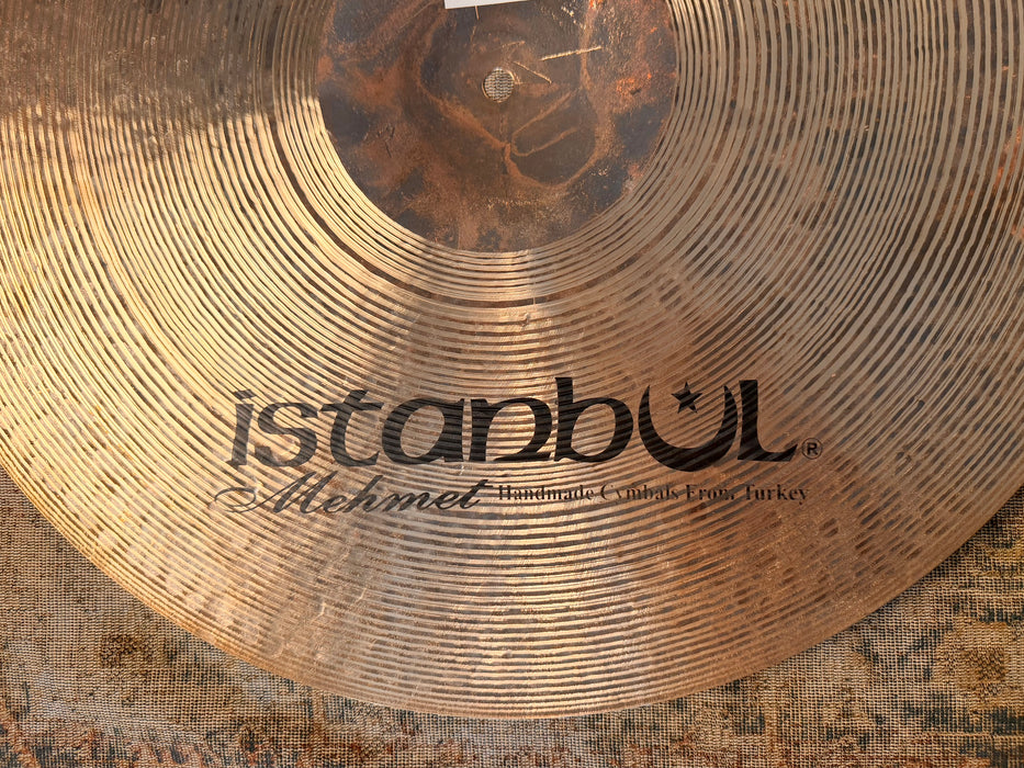 Rare DARK Complex Istanbul Mehmet MC Jazz Ride 20" 1848 g SUPER Dark Crash! PERFECT