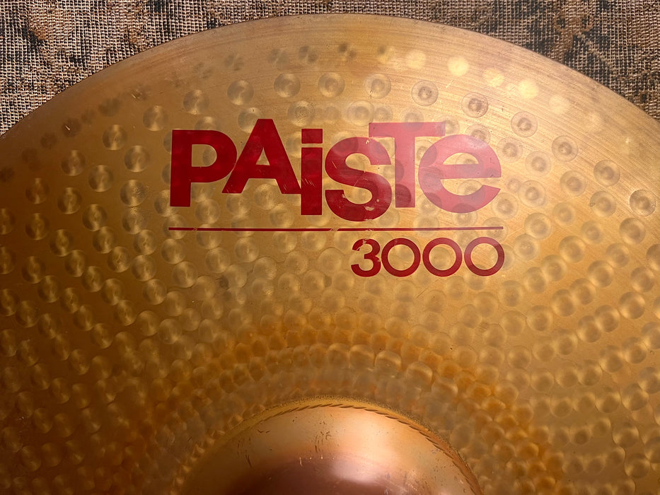 Rare NOS Red Label Paiste 3000 RUDE 17” Crash Ride 1577 g PERFECT FULL