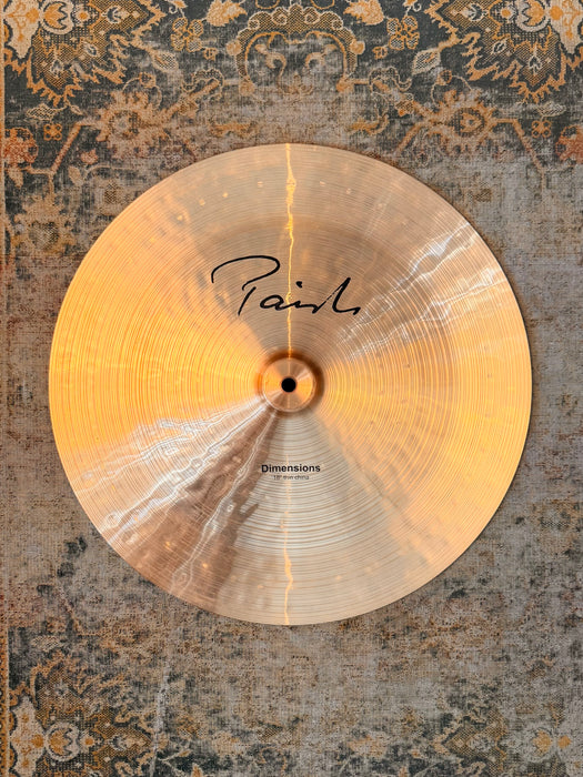 PAISTE Dimensions THIN CHINA 18” DARK Complex & Very Responsive Amazing shape! 1095 g Hard to Find