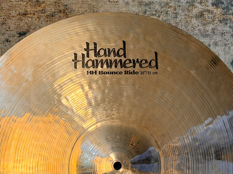 RARE Sabian HH Hand Hammered BOUNCE RIDE 20” in BRILLIANT FINISH! Immaculate! 2388 g Smooth SHIMMERING!