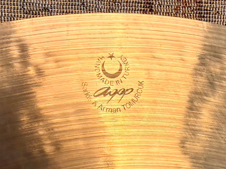 ISTANBUL AGOP Traditional DARK Crash 19” 1617 g CLEAN! Golden Glowing Dark! FULL!
