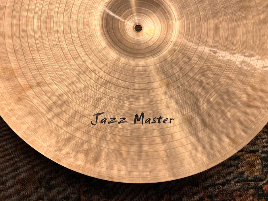 GLOWING Masterwork JAZZ MASTER 20” Paper Thin Crash Ride 1419 g MINT