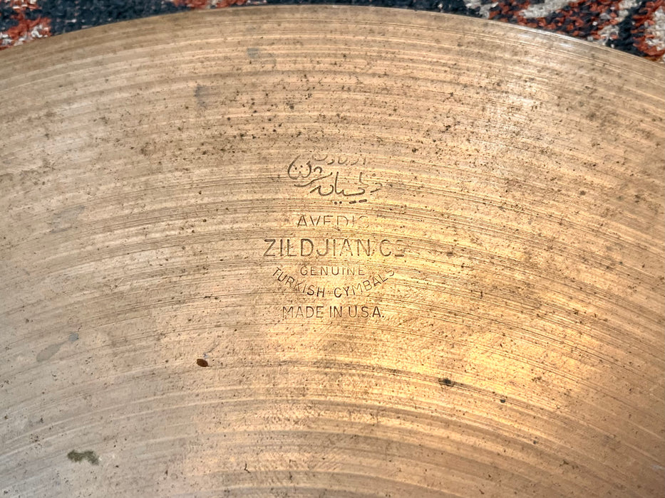 Ultra PAPER THIN 1950s Vintage Zildjian 14” Hihats 662 716 g LIGHT WHISPY! GORGEOUS!
