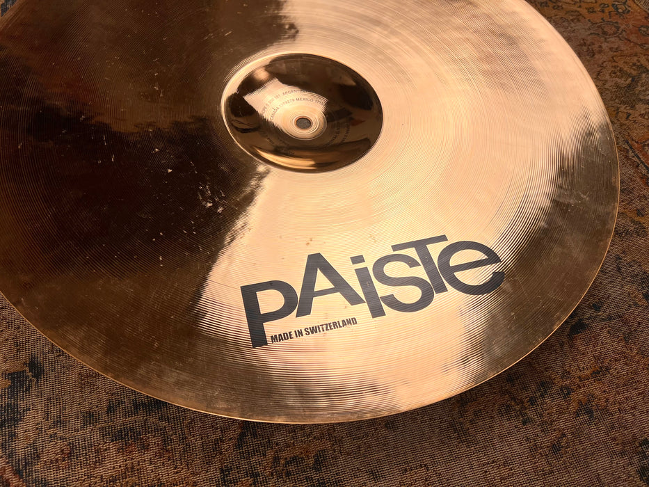Paiste Signature Heavy Full Crash 20” REFLECTOR 2138 g SHIMMERING! DARK! Why Pay $574!