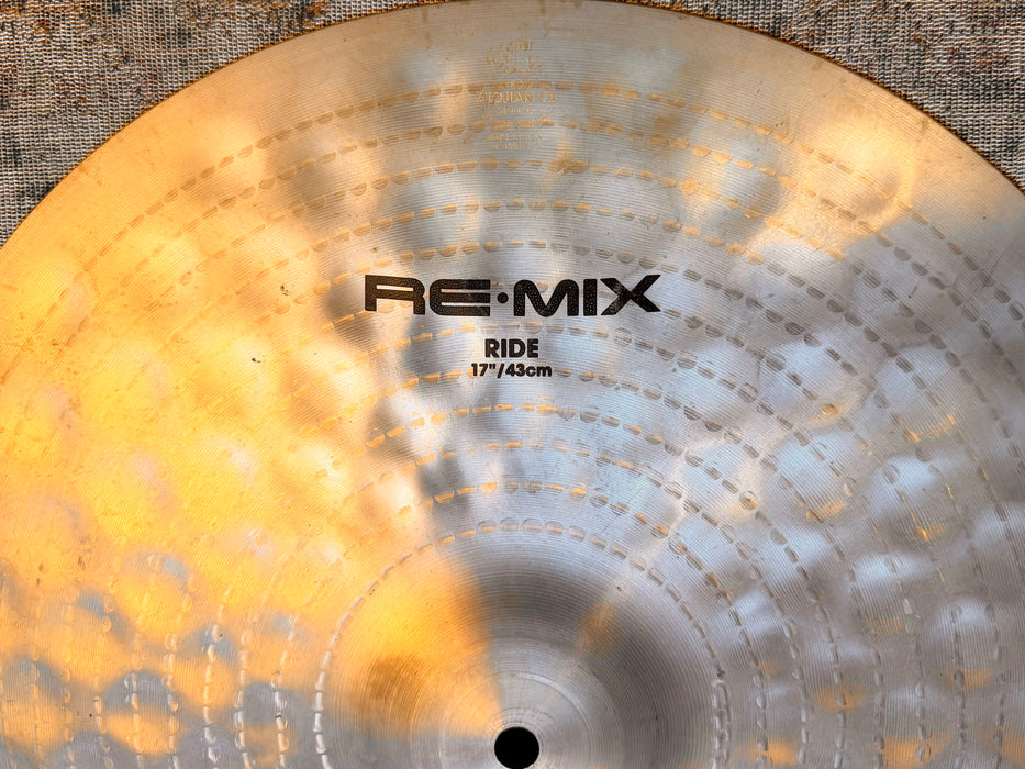 RARE DEBUT YEAR Zildjian ORIGINAL REMIX Ride 17” K - Like But Lathed! NOT The Breakbeat! 1814 g