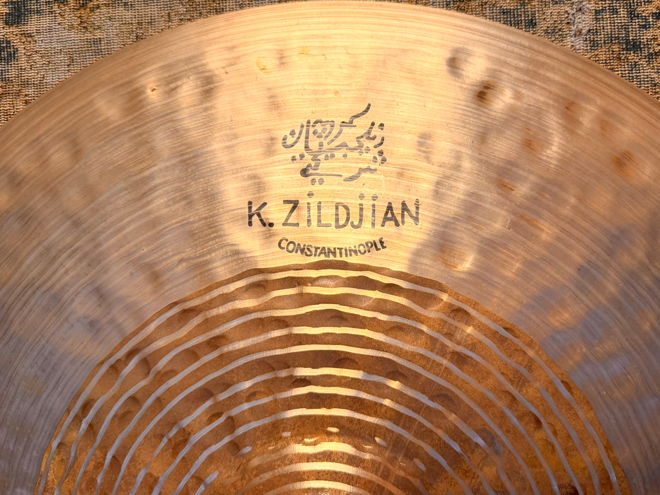 ZILDJIAN K CONSTANTINOPLE HI BELL Medium Thin LOW 20” Ride Crash 2072 g Rare Hybrid! Sounds Amazing!