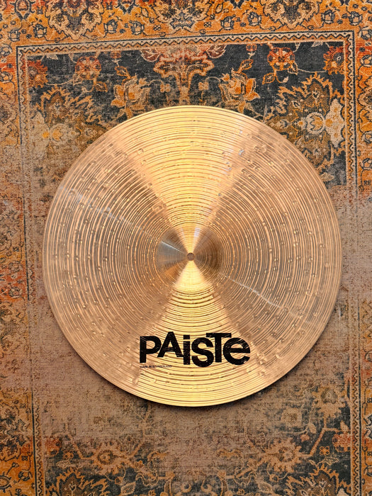Paiste TRADITIONAL PROTOTYPE 20” LIGHT COMPLEX Ride 2250 g Unique Profile! Wide Lathe Bell! Great Definition w Broad Spread