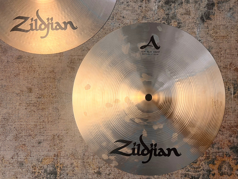 Zildjian 12” NEW BEAT Hihats TIGHT, QUICK Crisp Tone 730 924 g Amazing Condition