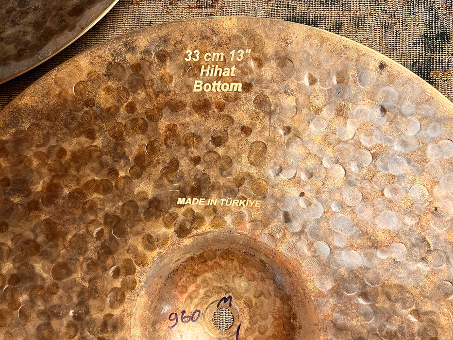 Rare BOSPHORUS HYRBID Master Hihats 13” 740 960 g LIGHT Complex Airy! MINT!