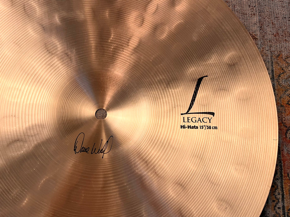 Sabian HHX LEGACY 15” Hihats PERFECT SHAPE! 984 1330 g LIGHT COMPLEX! Don’t Pay $720
