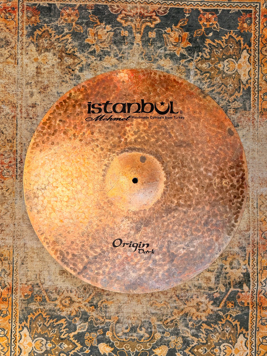 STUNNING TURK Istanbul Mehmet Origin Dark 22” Ride 2390 g MINT! DRY Unlathed RAW! Beautiful SIENNA!