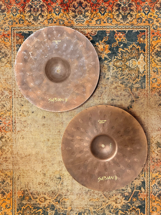 Sabian HHX ANTHOLOGY HIGH BELL 14” Hihats PERFECT! CRISP SEMI-DRY Articulate! 1045 1460 g DON’T Pay $740!