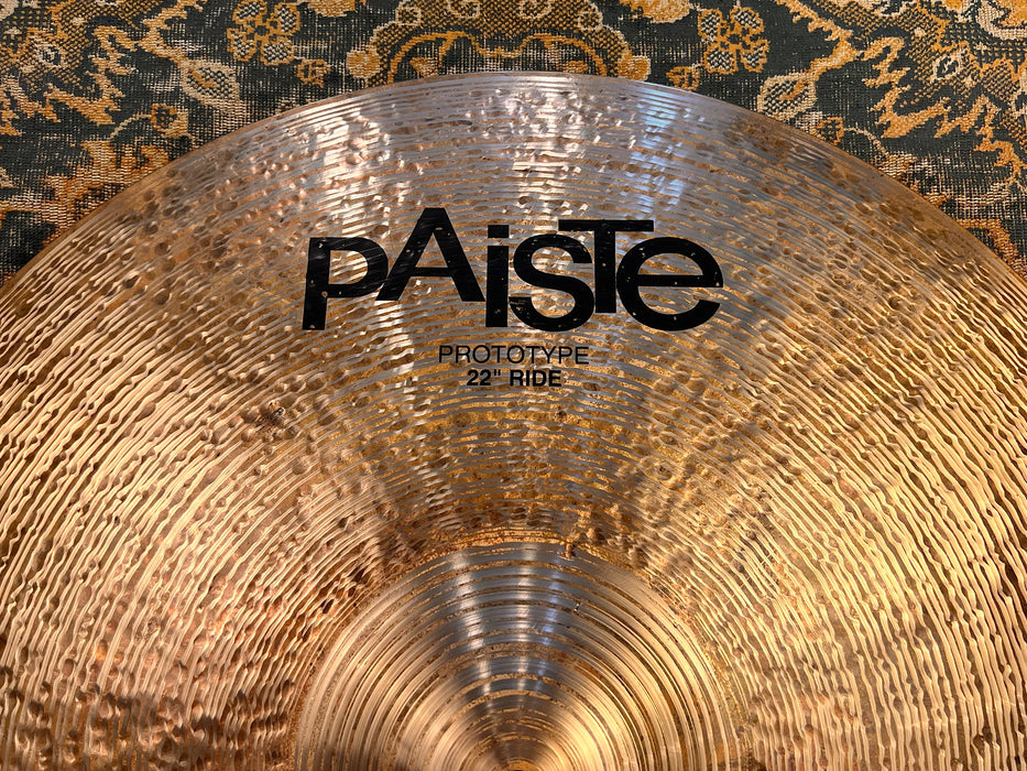 Unique Dry PROTOTYPE Paiste HIGH DEFINITION 22” Ride 3676 g IMMACULATE