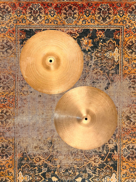 Vintage Zildjian 1960s New Beat 14” Hihats Only 897 1198 g LIGHT! AMAZING Tone! EARLY NEW BEATS