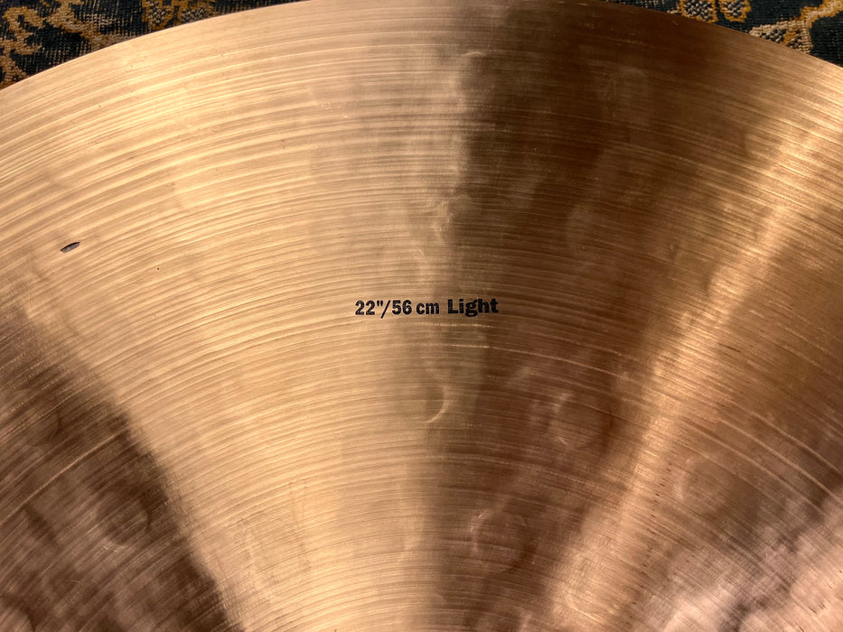 MARK LOVE Anointed Sabian ARTISAN LIGHT RIDE 22” w/ BAG 2439 g Don’t Pay $800