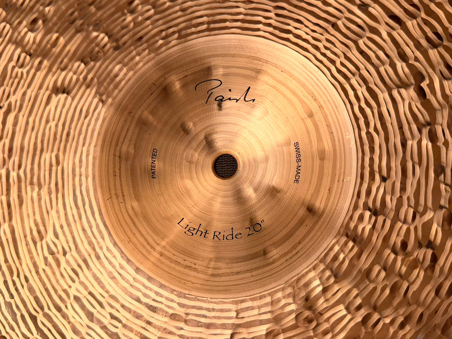 Paiste TRADITIONAL LIGHT Ride 20” ONLY 1896 g CLEAN!!! ULTRA Warm And DARK! Don’t Pay $760!!