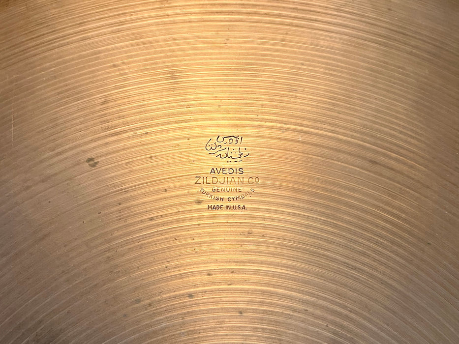 RINGO FULL Versatile 1960s Vintage ZILDJIAN 20” Light CRASH RIDE Only 2122 g CLEAN