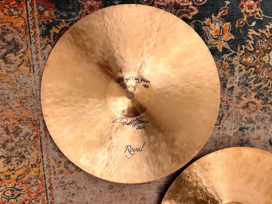 Paul Francis Custom Royal Cymbals DRY HIHATS 14” 1019 1399 g Articulate Sticking! Wide Lathe! MINT!