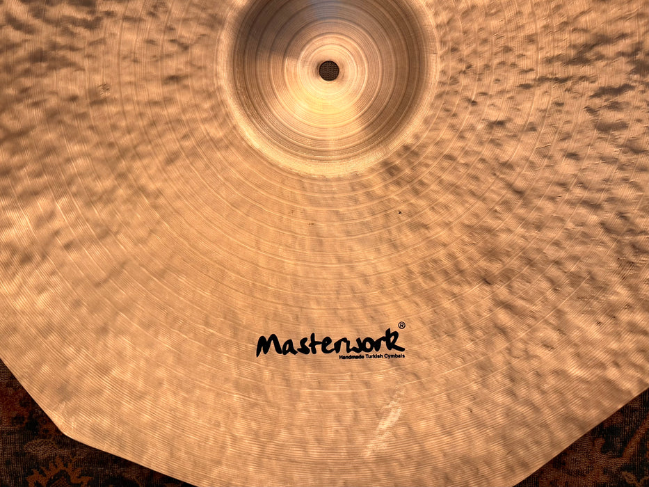 MASSIVE 2 FOOT Paperthin Masterwork Dodecagon JAZZ MASTER 24” Crash Ride 2197 g PERFECT
