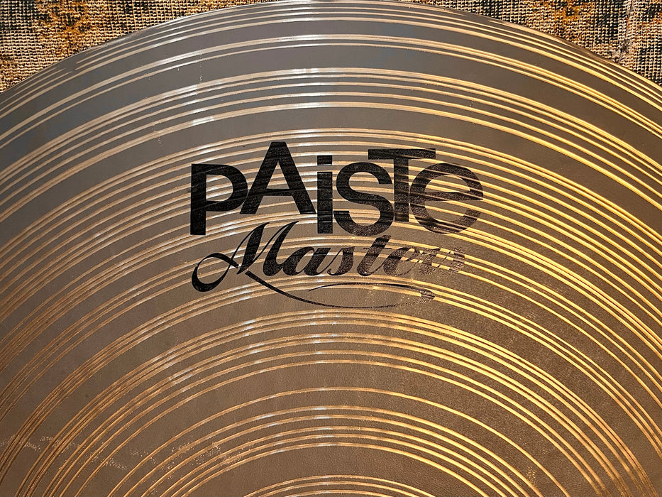 PAISTE MASTERS EXTRA DRY RIDE 22” 2595 g PERFECT! Very Articulate! DON’T PAY $820!