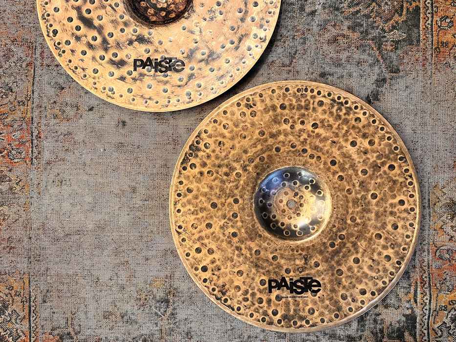 UNIQUE Paiste DARK ENERGY PROTOTYPE Hihats 14” 868 1388 g DARK DRY Very LOW! Crisp!