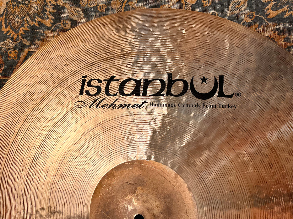 Rare ULTRA DARK MASSIVE Istanbul Mehmet 24” MC Jazz Ride Sizzle 2872 g IMMACULATE & Amazing