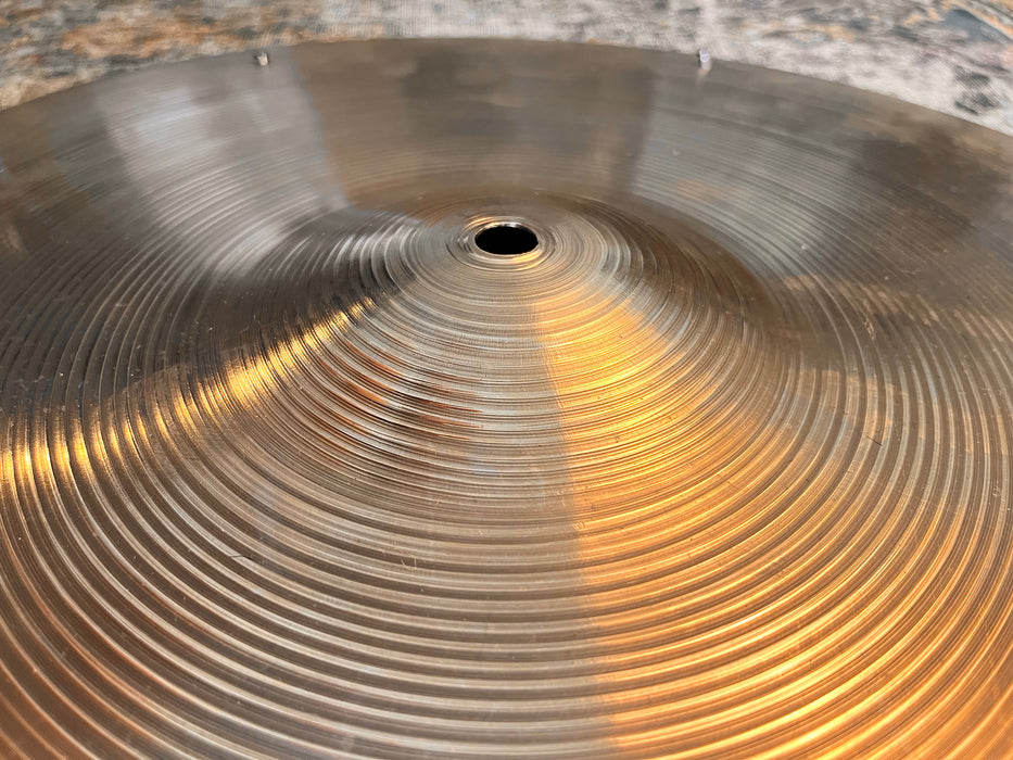 Vintage 1960s Zildjian 20” FACTORY SIZZLE Ride VERY DARK! 2472 g Attack + Sizzle ALL 6 RIVETS!