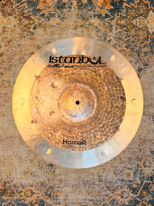 DARK 1/2 LATHE ISTANBUL Mehmet Hamer 18” SPLIT CRASH 1284 g Complex! PERFECT