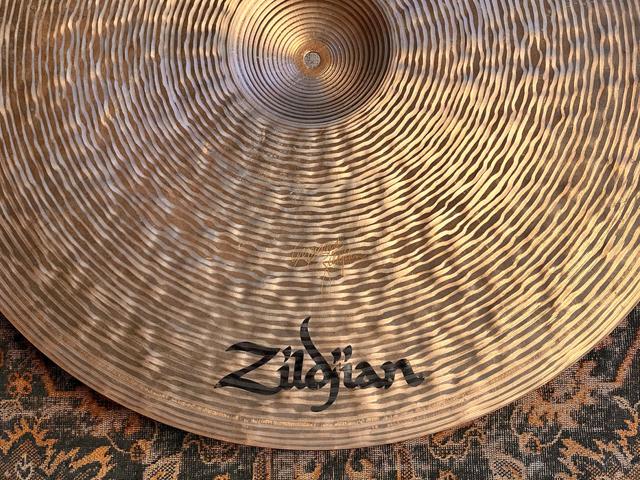 RARE Zildjian K CONSTANTINOPLE HI BELL DRY RIDE 22” 2472 g Sizzle THINNER! WIDE LATHE!