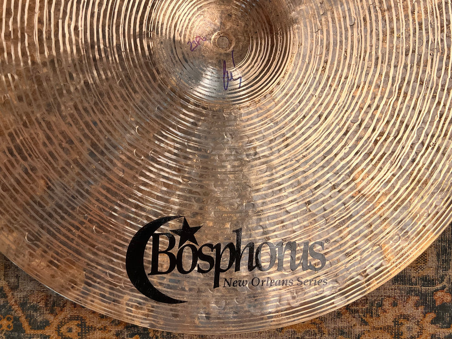 Bosphorus NEW ORLEANS Ride 22” 2380 g IMMACULATE! Amazing Complex Shimmer!