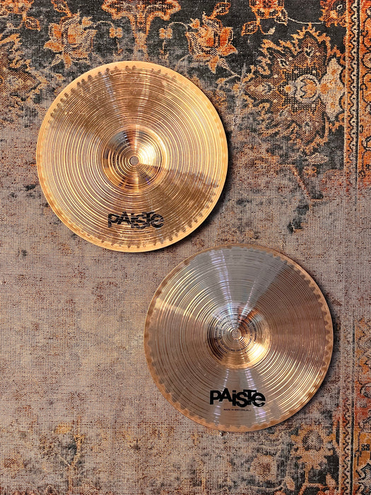 RARE Paiste 10” MICRO HATS Hihats Sound Formula SUPER CLEAN Look And Tone! 482 544 g Not $610
