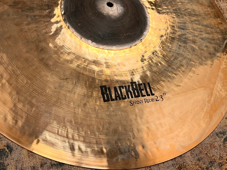 Rare 23” ISTANBUL Mehmet BLACK BELL Ride 3597 g DARK Raw Bell! CLEAN! BRILLIANT Shimmer
