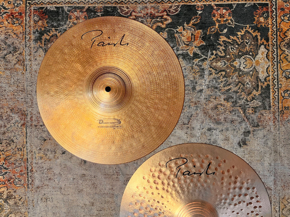 DARK COMPLEX PAISTE Dimensions Medium Heavy Crunch Hihats 14” 960 1360 g CLEAN! Hard To Find!
