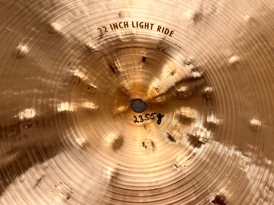 Meinl Byzance FOUNDRY RESERVE 22” LIGHT RIDE 2356 g Amazing PERFECT Cd Versatile DARK! WHY $720?