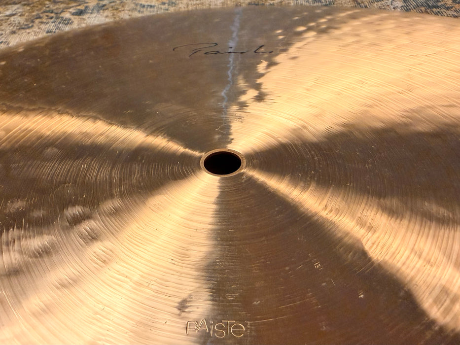 Paiste TRADITIONAL Light FLAT RIDE 20” PERFECT! 2030 g SEMI-DRY Controlled! Great! Don’t Pay $760!!