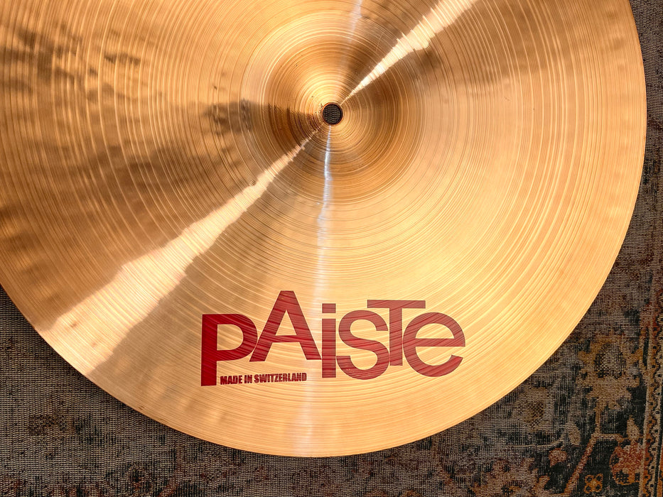 Paiste 2002 Crash 18” 1450 g Amazing Shape! CLEAN! Classic Iconic Tone! WHY PAY $405??