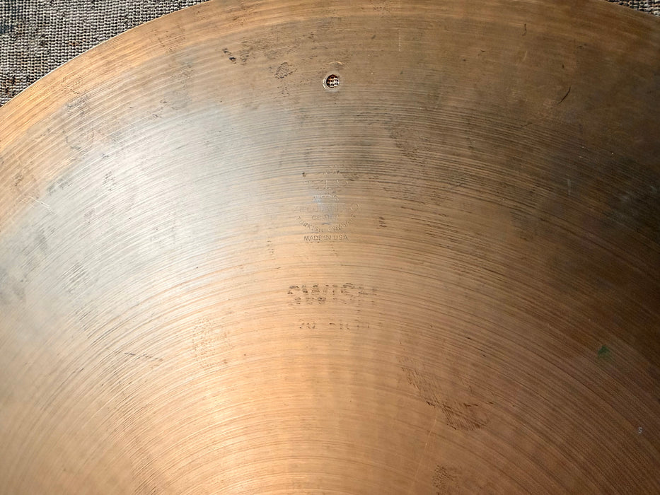 Vintage ZILDJIAN 20” Factory SWISH China Pang THIN AT ONLY 1762 g MELLOW! Sizzle! Beauty!