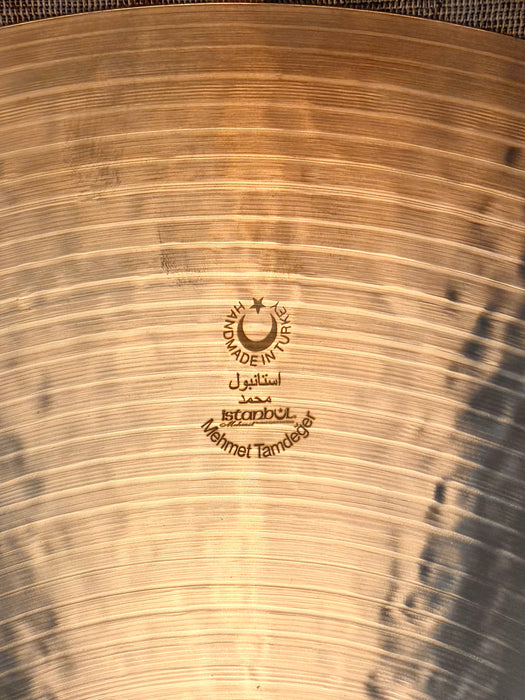Dark Low Semi-Dry Istanbul Mehmet Vezir Ride 22” 3164 g IMMACULATE Hard To Find! Crashes Beautifully