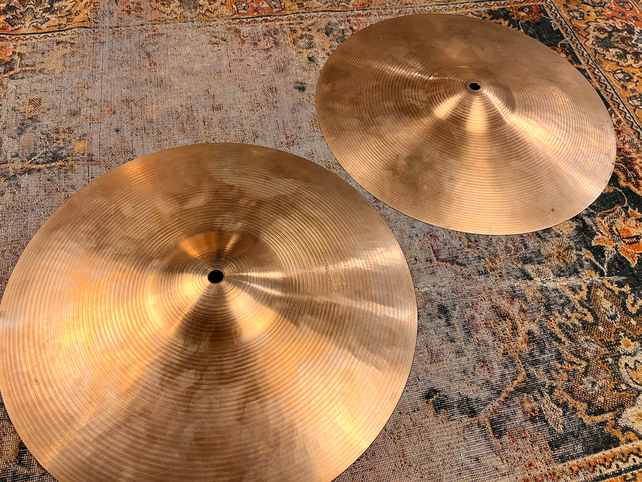 Rare Vintage Paiste Pre Serial 602 THIN Hihats 14” 818 998 g REAL DEAL! Don’t Pay $622!!