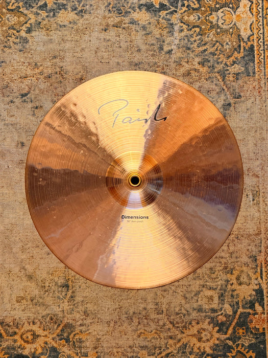 PAISTE Dimensions THIN CRASH 16” Dark And Super FAST! Paper Thin! Only 896 g