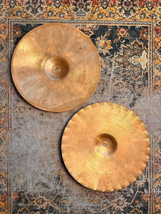 VINTAGE PAISTE 2002 SOUND EDGE Hihats 14” 1010 1004 g ICONIC! CRISP & DRY! Don’t Pay $550!