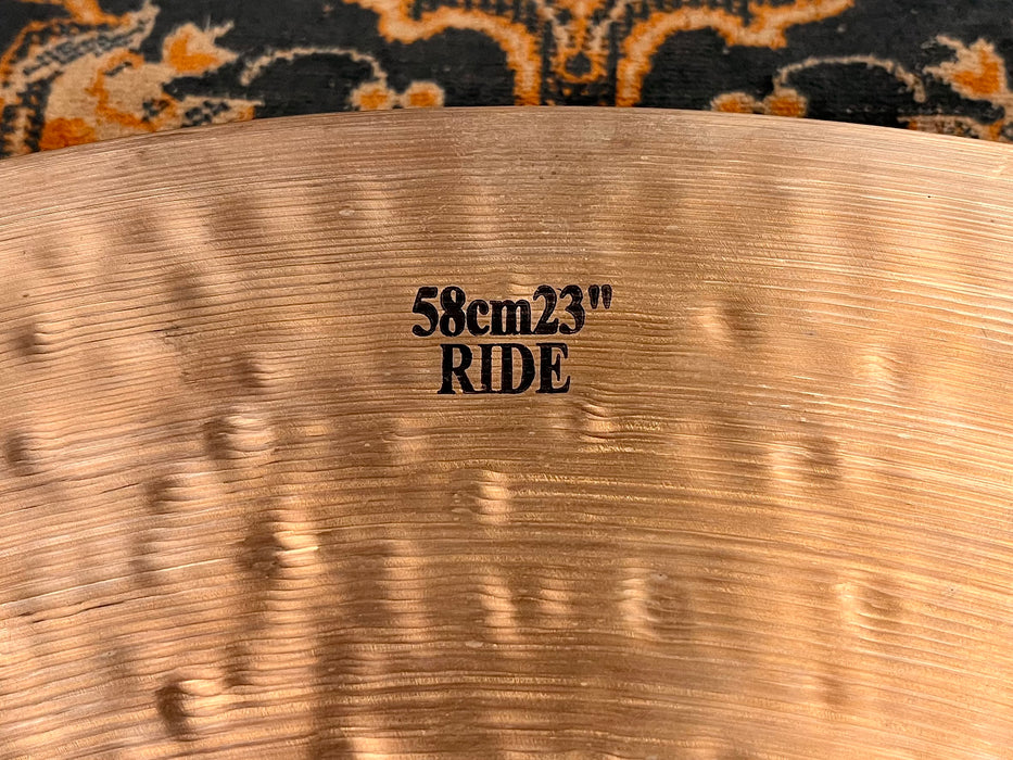 Rare 23” ISTANBUL Mehmet BLACK BELL Ride 3912 g DARK! Clean!  Raw Bell & Hand Hammered