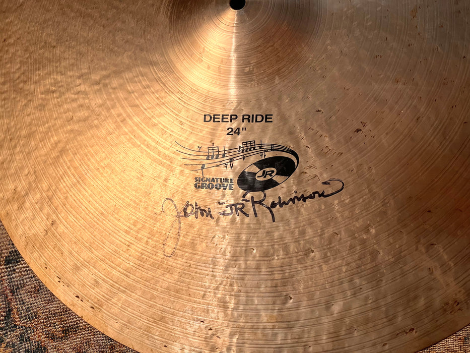 JR ROBINSON’S PERSONAL JR Robinson PAISTE Signature 24” Masters DEEP Ride SIGNED! 4274 g